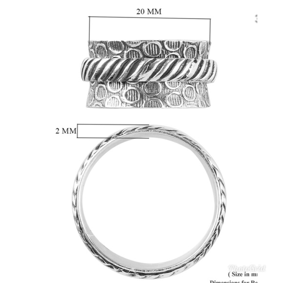 Artisan Crafted Sterling Silver Spinner(Avg 4.78 g - Picture 6 of 6